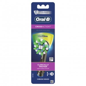 Oral-B CrossAction Andre Børstehoveder Sort | DK_OB81027
