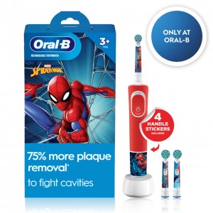 Oral-B Kids Spiderman Bunter Rød | DK_OB28059